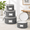 Set of 4 Cases for Plates, variant on Dessert Plate Case - 8" width x 6" height, Holds 12 Plates with Felt Separators