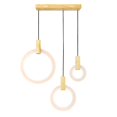 thumbnail image 1 of LED Island/Pool Table Chandelier with White Oak Finish, 1 of 2
