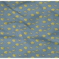 thumbnail image 4 of oneOone Cotton Poplin Twill Grayish Blue Fabric Dog & Banana Fruits Fabric For Sewing Printed Craft Fabric By The Yard 56 Inch Wide, 4 of 4