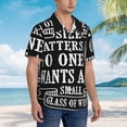 thumbnail image 3 of Balery Wine Funny Camisas hawaianas de manga corta para hombre, camisas playeras de corte holgado, camisas de vacaciones con botones,Small, 3 of 7
