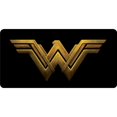 thumbnail image 1 of Wonder Woman On Black Photo License Plate, 1 of 1