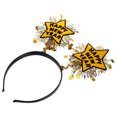 thumbnail image 1 of OULII Golden Star Tinsel Headband for New Year Party Comfortable Decorative Hair Accessory, 1 of 6