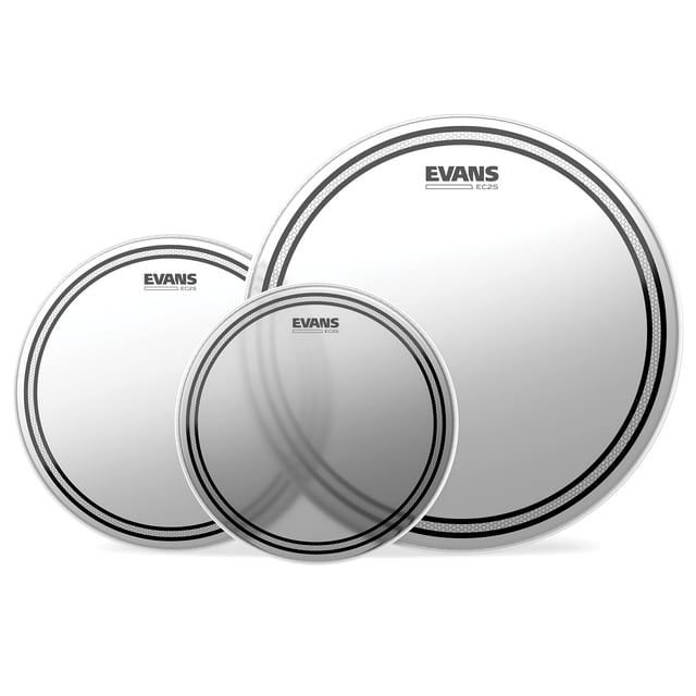 Cabezales de tambor Evans EC2S Tompack Coated Rock (25 cm, 30 cm, 40 cm)