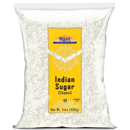 Rani Indian Sugar Khand (Khandsari) 14oz (400g) ~ All Natural | Gluten Friendly | No Colors | Vegan | Kosher | Indian Origin