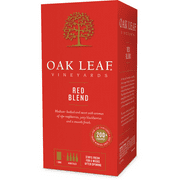 Oak Leaf Vineyards Red Blend, 3 L Bag in Box, 9% ABV