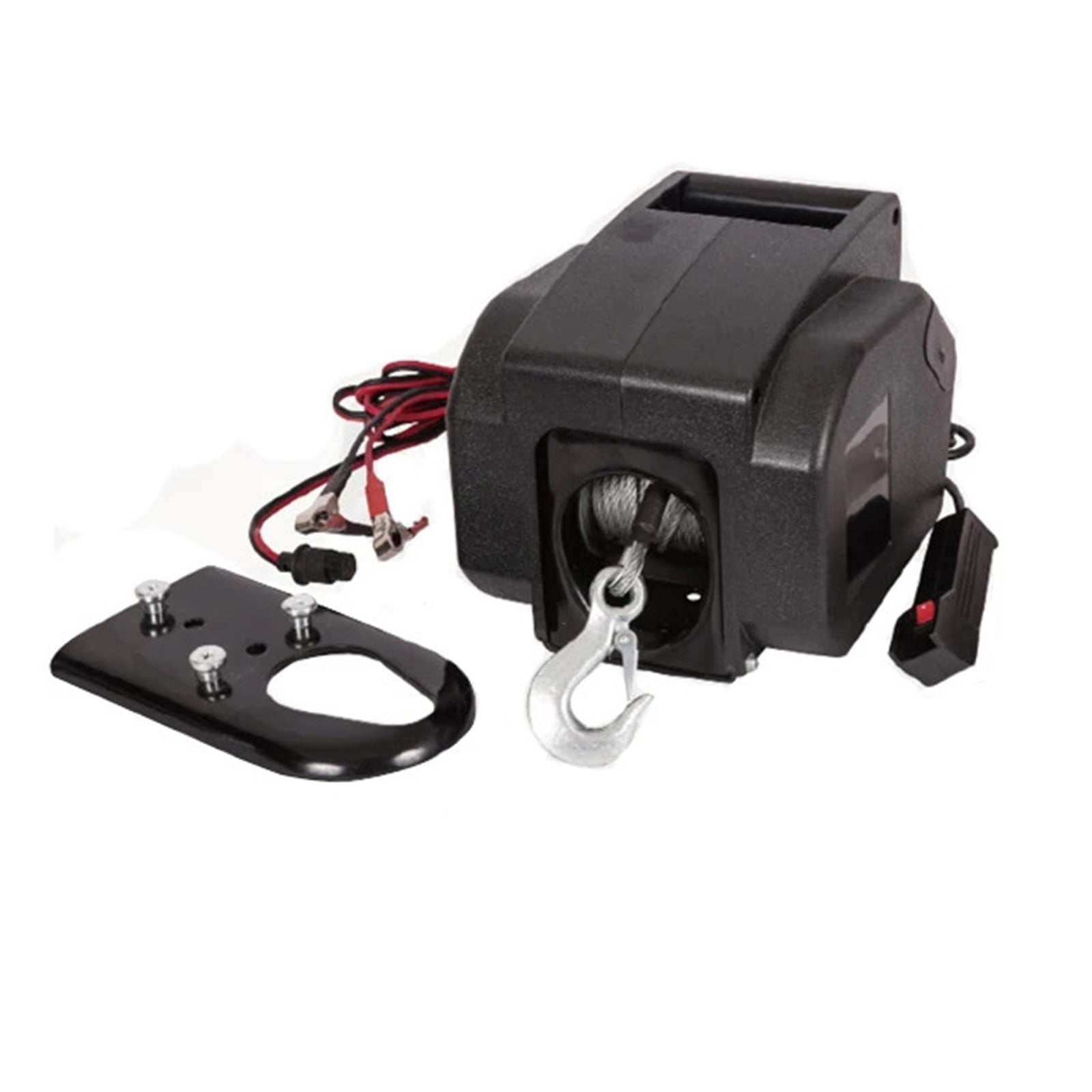 PACK TREUIL ÉLECTRIQUE 12V 3T + COFFRE INOX PETIT MODÈLE POUR BATTERIE + ACCESSO