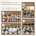 thumbnail image 5 of BERTHMEER 9'x12' Easy Jute Area Rugs for Living Room Modern Checkered Indoor/Outdoor Rugs for Patio Farmhouse Geometric Contemporary Washable Non Slip Large Rugs Carpets, Black, 5 of 9