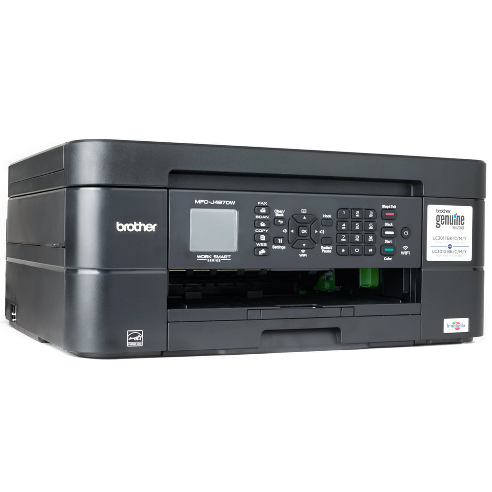 Brother Work Smart Series MFC-J497DW Wireless All-In-One Inkjet Printer (Refurbished)