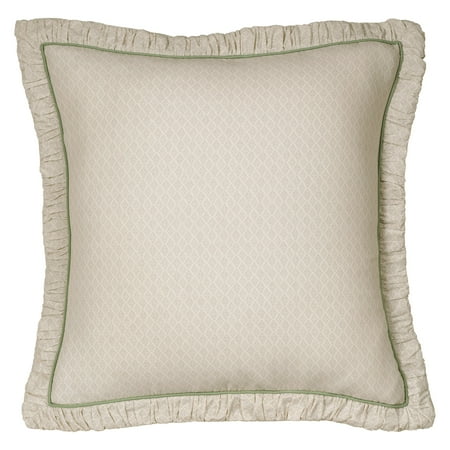 Nostalgia Home Auburn European Square Cream Sham