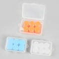 thumbnail image 4 of 3 Pairs Environmental Swimming Earplugs Sleeping Waterproof Ear Plugs Earmuffs Soft Silicone BLUE, 4 of 8