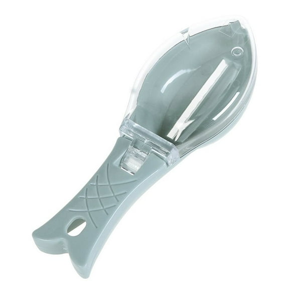 SHELLTON Fish Scaler Brush, Fish Scaler Remover, Scales Scraping Device for Home Kitchen Cooking Blue
