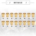 thumbnail image 4 of Unique Bargains Motorcycle Carburetor Jets Main Jets M5x0.8 55 58 60 62 65 68 70 72 75 78 80 82 85 88 90 92 16pcs, 4 of 6