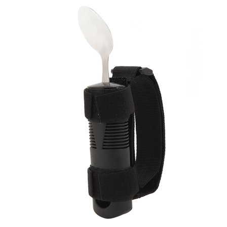 Adaptive Stainless Steel Spoon with Slip Resistant Handle ,Adaptive Eating Utensils Parkinson Eating Spoon for Elderly Disabled Patient Hand Tremors