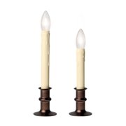 WINDOW CANDLE ANTQ BRNZ (Pack of 1)