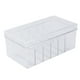 thumbnail image 1 of Organizador De Extensión De Pestañas, Impermeable, 6 Compartimentos, Organizador De Suministros De Pestañas, Tapa Acrílica Transparente A Prueba De Polvo Para Salón De Uñas, 1 of 7
