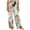 Z176 White, variant on Mifsaly Casual Pants for Women Summer Smocked Waist Wide Leg Beach Pant Fashion Print Soft Comfortable Boho Trousers with Pockets XL