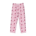 thumbnail image 6 of Uemuo Strawberries Pattern Men's Wide Leg Palazzo Lounge Pants with Pockets Light Weight Loose Comfy Casual Pajama Pants-XX-Large, 6 of 9