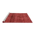 thumbnail image 2 of Ahgly Company Machine Washable Indoor Rectangle Abstract Red Modern Area Rugs, 2' x 4', 2 of 4