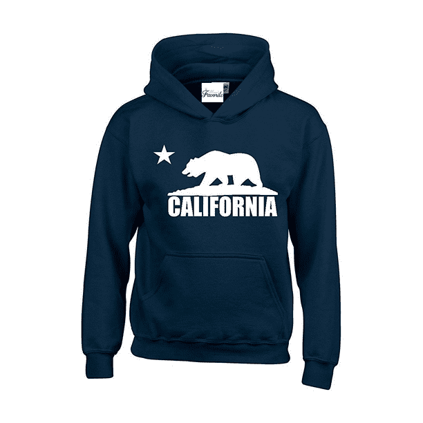 Mom's Favorite - Unisex California Bear Hoodie Sweatshirt - Walmart.com ...