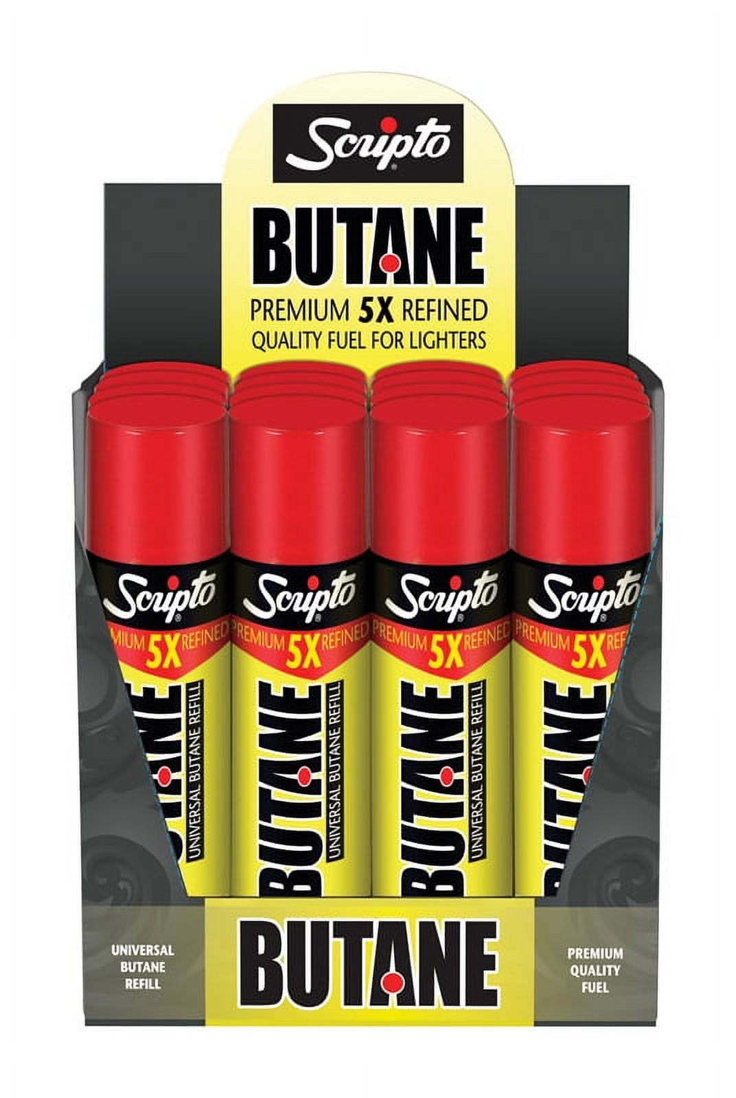 (2 pack) Scripto Butane Canister 165 Grams