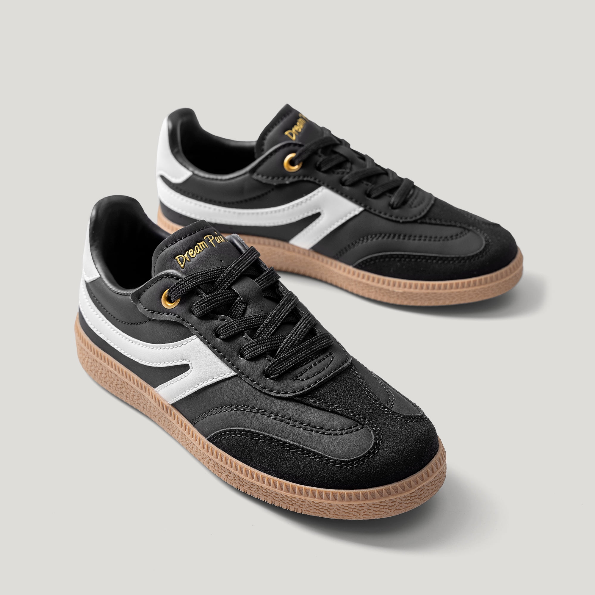 DREAM PAIRS Boys Girls Indoor Soccer Shoes Kids Youth Child Training Football Baseball Tennis Casual Sneakers