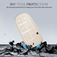 thumbnail image 6 of OFFCURVE for Jeep Dodge Key Fob Cover, Soft TPU Protection Key Cover Case Compatible with Jeep Grand Cherokee Renegade Chrysler 200 300 Dodge Journey Fiat Durango Challenger ,Star Beige, 6 of 6