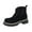 Black, variant on Xfvqtps Womens Martin Boots Lace up Ankle Booties Retro Flatform Sole Winter Fashion Boots for Women Black
