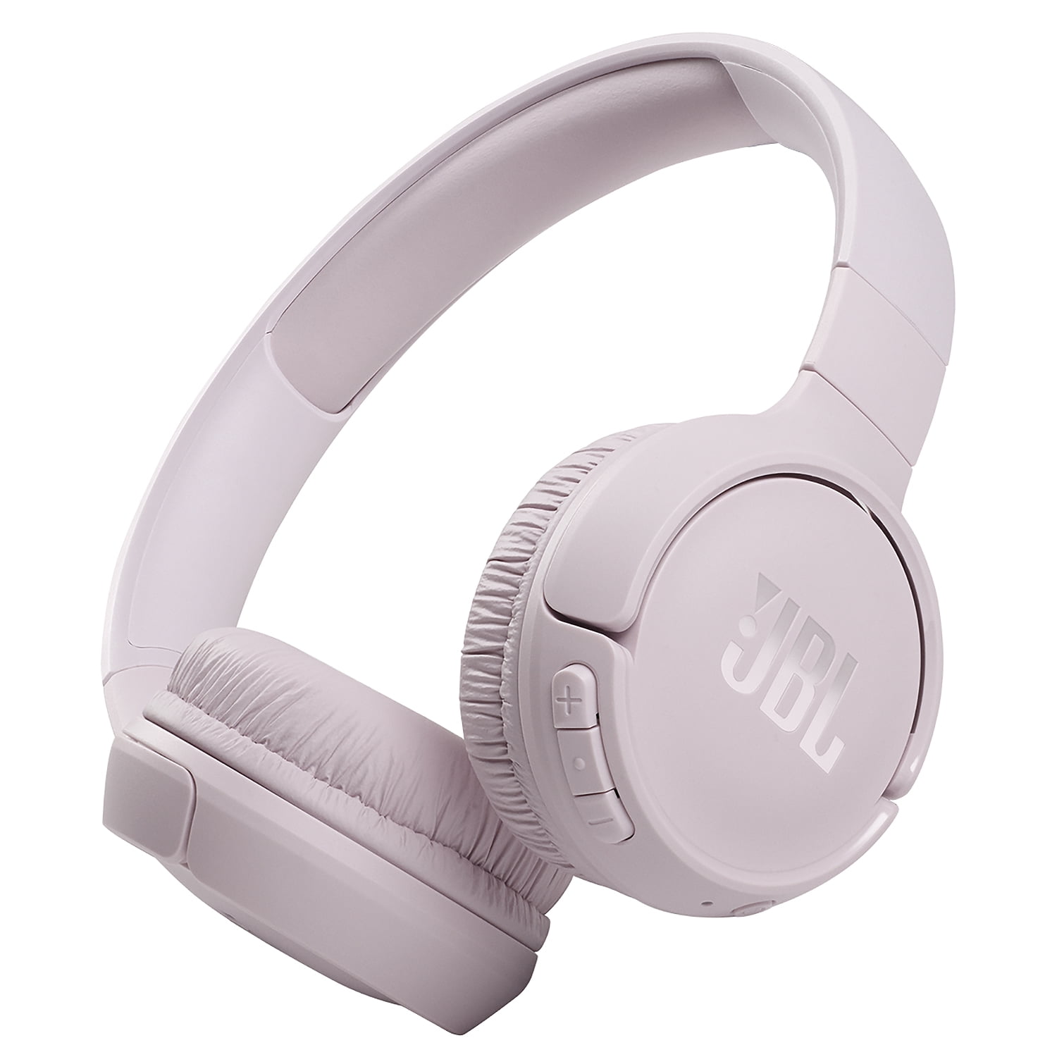 JBL Tune 510BT Wireless Bluetooth On-Ear Headphones with Mic & Pure Bass Stereo Sound - Pink - Voice Assistant - With Cleaning Cloth - Sold without manufacturer warranty
