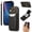 Black, variant on Allytechgroup Wallet Case for iPhone XR with Credit Card Slot, RFID Blocking PU Leather Flip Case with Lanyard & Kickstand Shockproof and Anti-Scratch Bumper for Women Girls, Pink