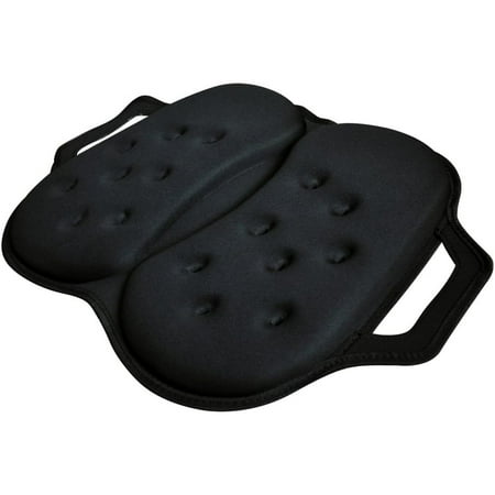 

HYYYYH Portable Foldable Cool Gel Orthopedic Seat Cushion with Handle for Travel Airplane Car Home Office Chairs - Relief for Tailbone Sciatica Back Pain Prostate Postnatal (TD-GS1205-BLK)
