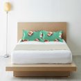 thumbnail image 6 of Yayeee Pillowcase Queen Size Set of 2 Satin Wrinkle Resistant Pillow Case, Green American Footballs, 6 of 8