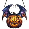 thumbnail image 2 of Decoraciones de Halloween, atrapasoles acrílicos colgantes de Halloween, atrapasoles coloridos, arte de ventana de Halloween, atrapasoles 2D, decoraciones colgantes para el hogar, la pared, el jardín,, 2 of 7