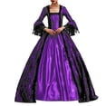 thumbnail image 3 of Renaissance Women, Lace Dress for Women, Irish Renaissance Dress for Halloween Retro Gown, 3 of 5