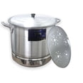 thumbnail image 1 of Olla Vaporera para Cocina De Aluminio El Abuelo De 34 Litros El Abuelo 34L, 1 of 4