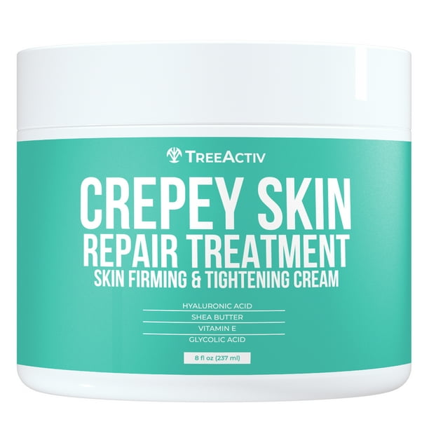 TreeActiv Crepey Skin Repair Treatment, Hyaluronic Acid Skin Firming