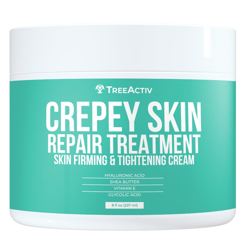 TreeActiv Crepey Skin Repair Treatment, Hyaluronic Acid Skin Firming