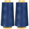 thumbnail image 1 of Superpunch SuperSew Royal Blue Polyester Sewing Thread, 2 Cones of 3000 m, 1 of 2
