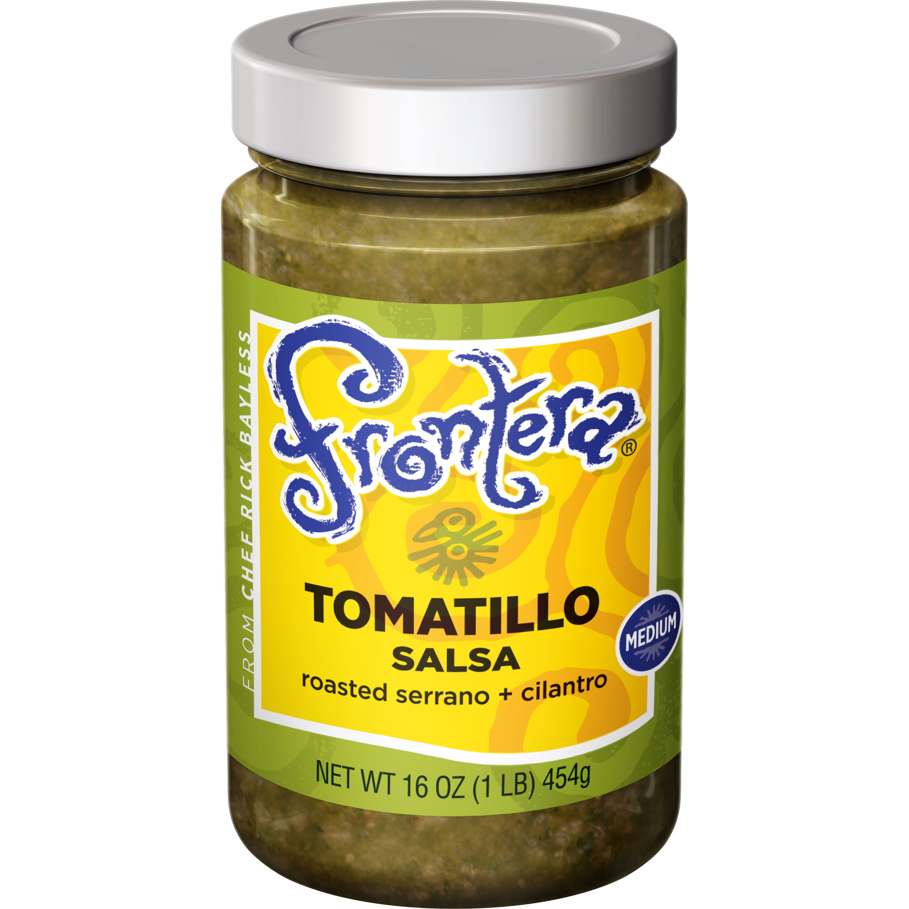 FRONTERA Gourmet Mexican Tomatillo Salsa, Medium, 16 oz.