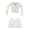 thumbnail image 2 of Figura básica a escala 1:6, ropa femenina hecha a mano, falda corta Blanco, 2 of 9