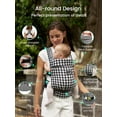 thumbnail image 3 of Grownsy Baby Carrier for Newborn to Toddler, Ergonomic, Comfortable and Lightweight, Hands-Free, Head Support, 7-44lbs, Perfect for Travel and Hiking, 3 of 9