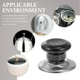 thumbnail image 5 of Houderco Round Universal Knobs Black 4Set 2.8x2.8x1.6in, 5 of 5