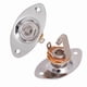 thumbnail image 4 of Oval Indented Jack Output Plate Jackplate And Socket For Mono Electric Guitar, Silver, 4 of 4