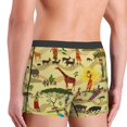 thumbnail image 5 of Kll African Men'S Cotton Boxer Briefs Underwear-X-Large, 5 of 9