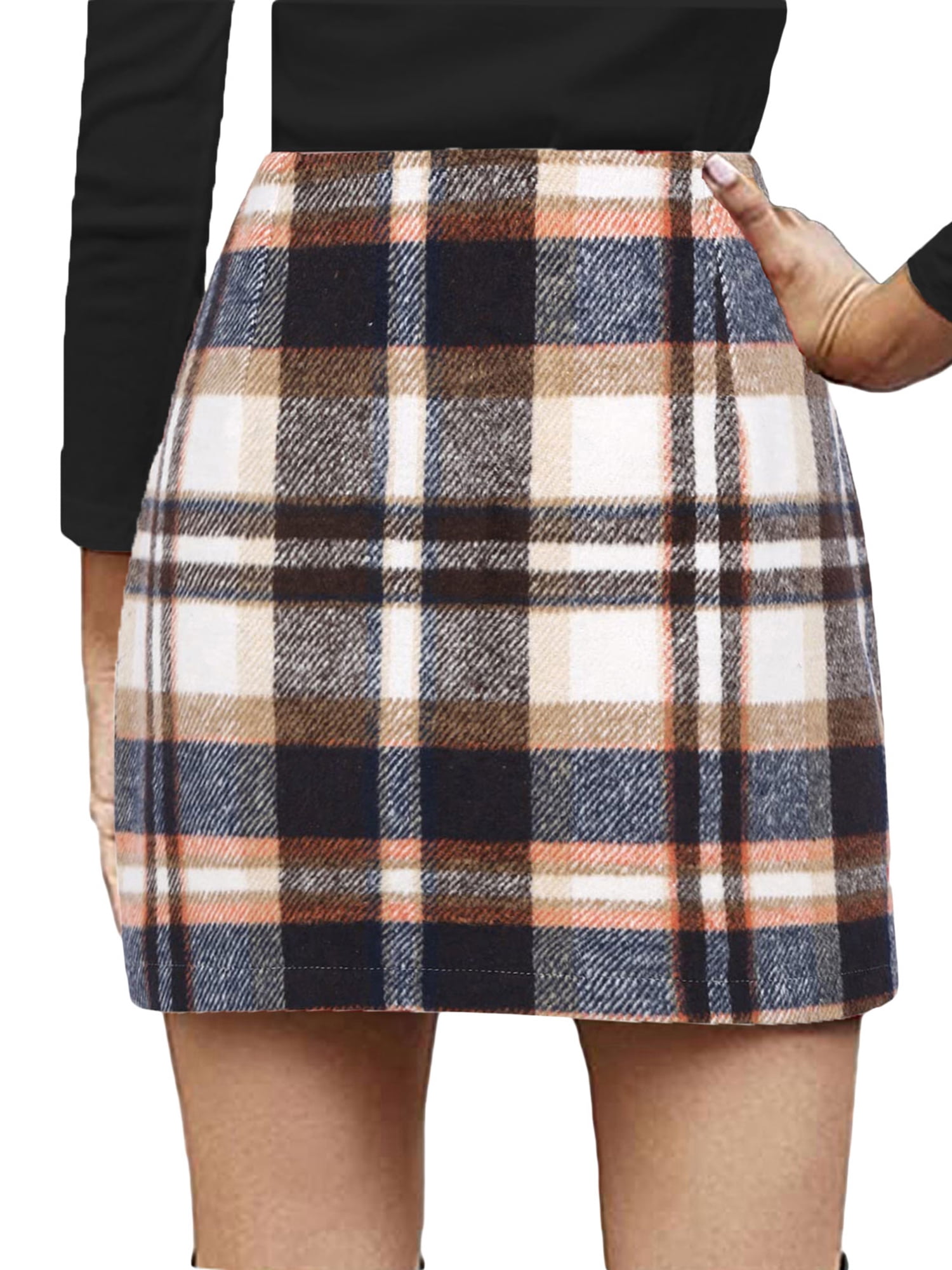 Discover more than 237 winter check skirts