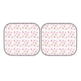 thumbnail image 3 of Uemuo Tulips Flowers Printed 2 PCS Car Windshield Sun Shade, Auto Sun Heat and UV Rays Blocker, Foldable Automotive Front Window Sunshade Protector, 3 of 7