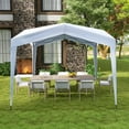 thumbnail image 2 of Patiojoy 10 X 10 FT Pop up Canopy Tent w/ Portable Wheeled Bag 8 Stakes 4 Wind Ropes, 2 of 10