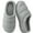 Bright Gray, variant on EverFoams Women's Cozy Waffle Slippers Soft Quilted Memory Foam Indoor House Shoes with Non-Slip Rubber Sole Bright Gray,9-10 US