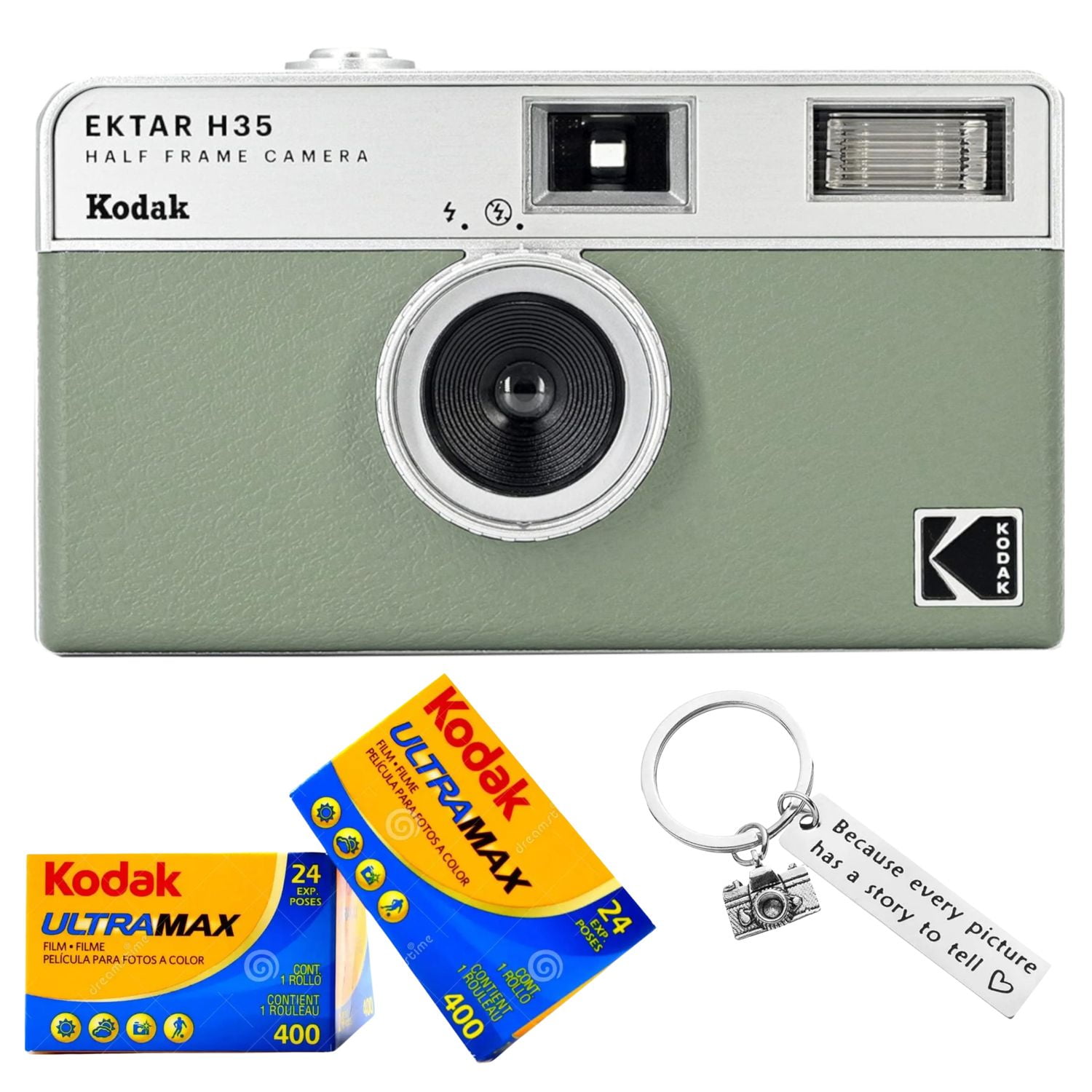 Kodak EKTAR H35 + Kodak UltraMax フィルム Amazon | コダック(Kodak) 【国内正規品】 EKTAR H35 ハーフ