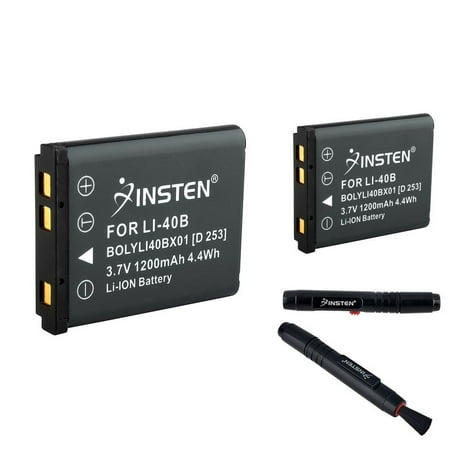 Insten 2 Battery for Nikon EN-EL10 Coolpix S200 S210 (Best Shisha Pen Battery)