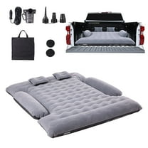 Truck Bed Air Mattress, for 6-6.5 ft Full Size Truck Beds, Inflatable Air Mattress Camping Bed with 12V Air Pump 2 Pillows, Carry Bag, for Chevrolet Silverado, Dodge Ram, Ford 150/250/350